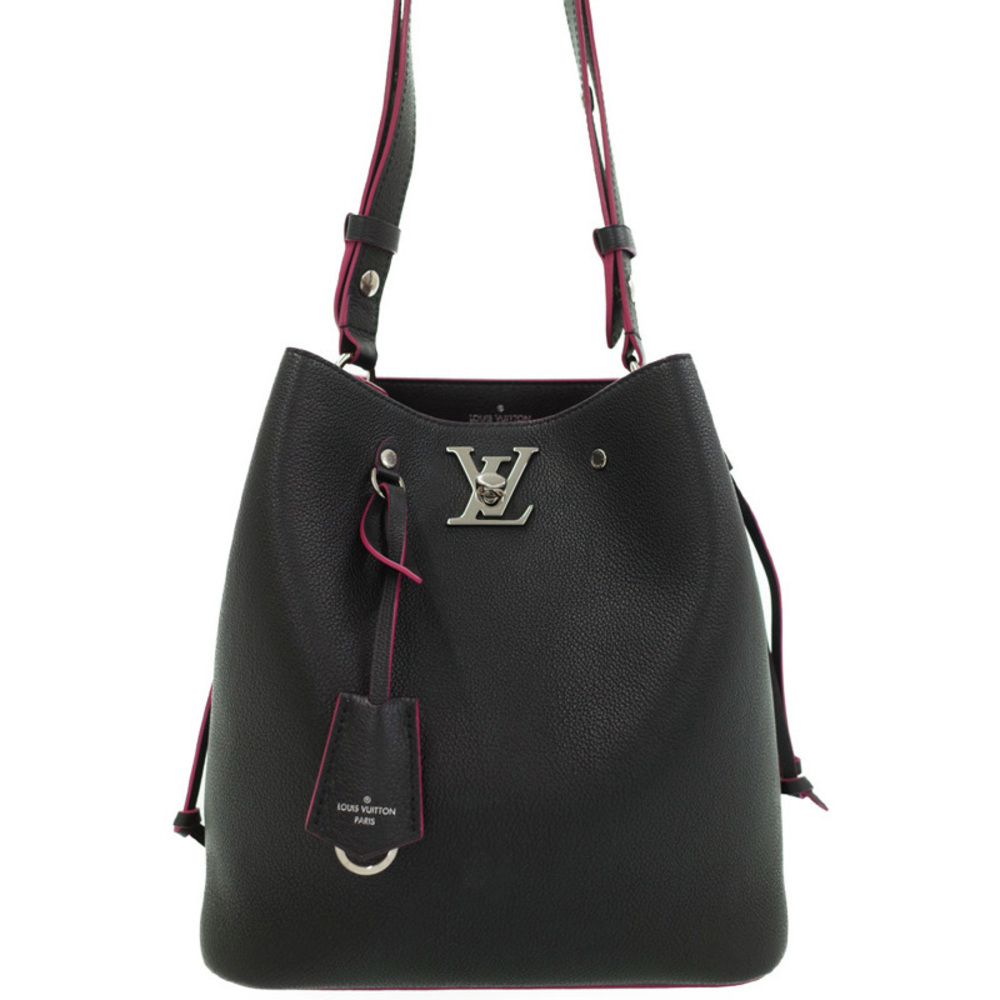 Louis Vuitton Lock Me Bucket Shoulder Bag